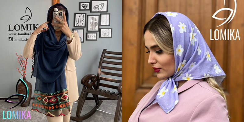 انتخاب شال و روسری متناسب با رنگ مو