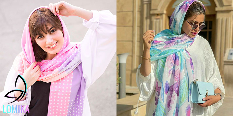 چند ایده جذاب برای استفاده از شال و روسری رنگ پاستلی در استایل تابستانی