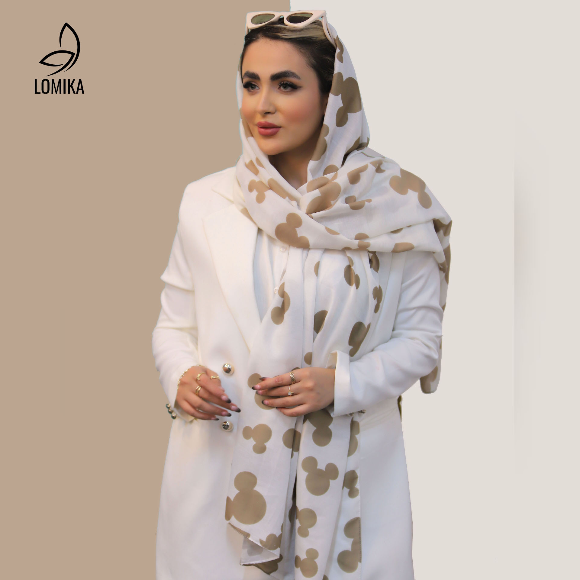 شال طرحدار