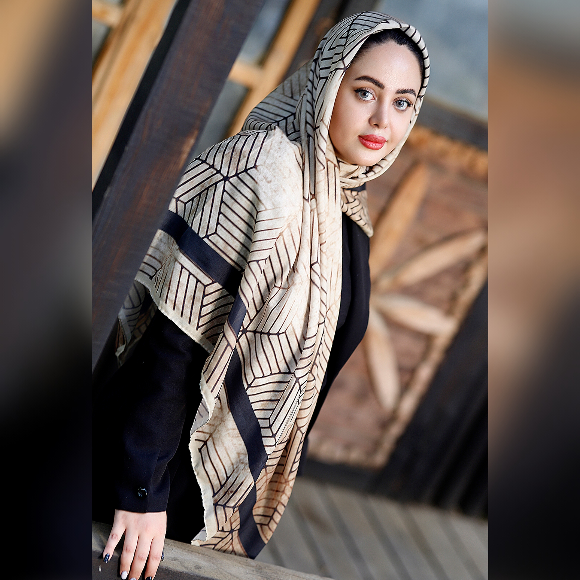 روسری دستدوز